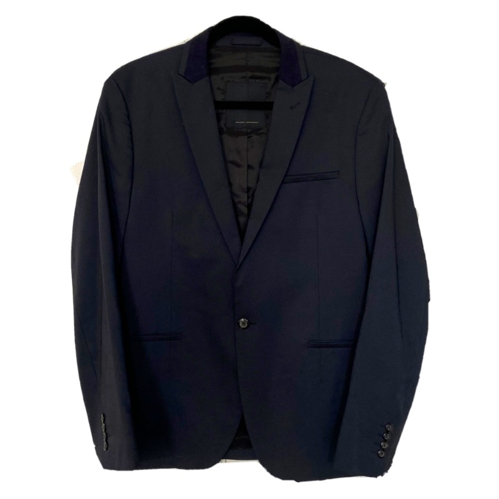 Zara Black Tie Suit Jacket